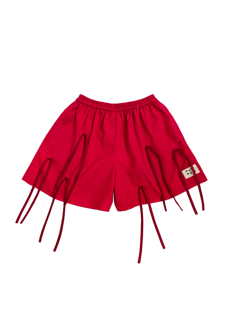 Red Bow Shorts