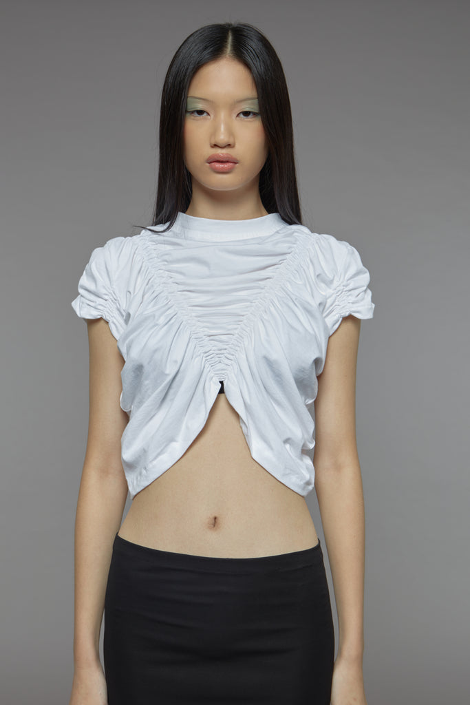 Cinched Cropped Tee