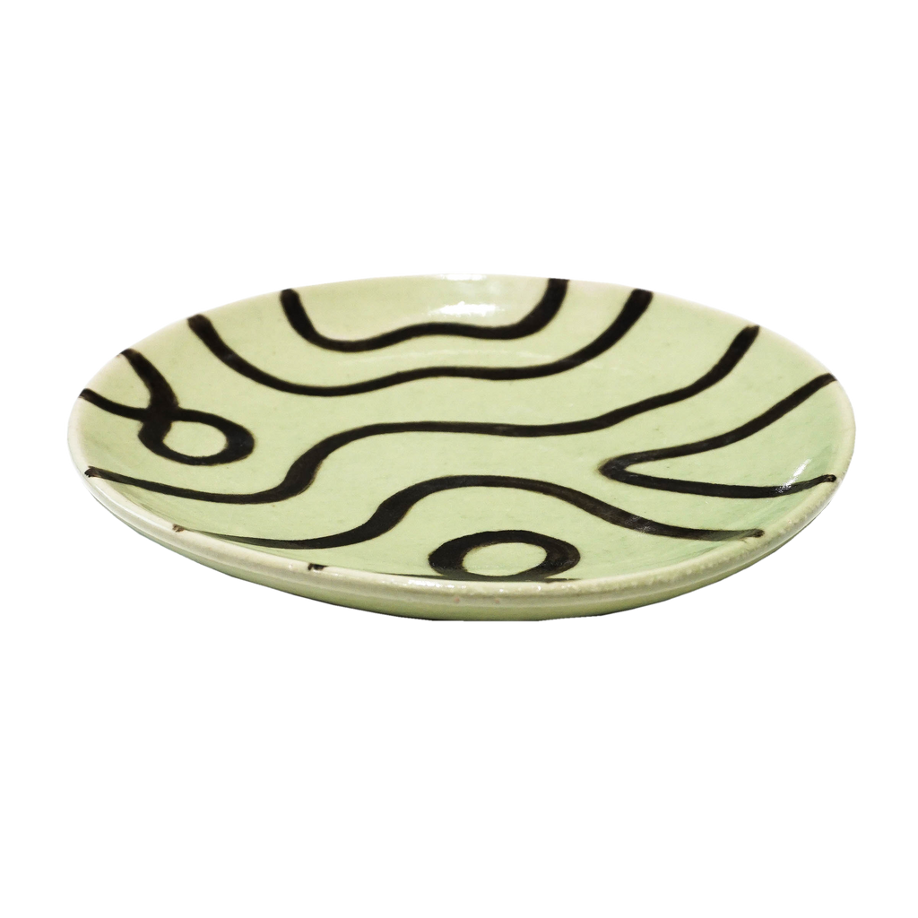 Abstract Plate Green
