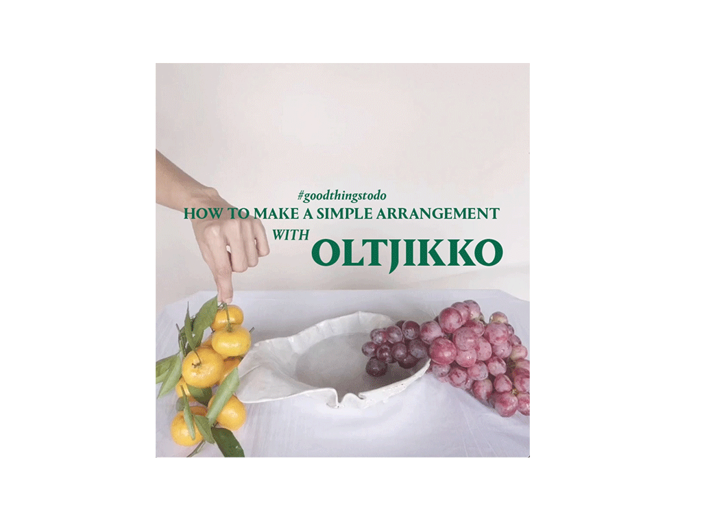 #GOODTHINGSTODO How to make a simple arrangement with Oltjikko