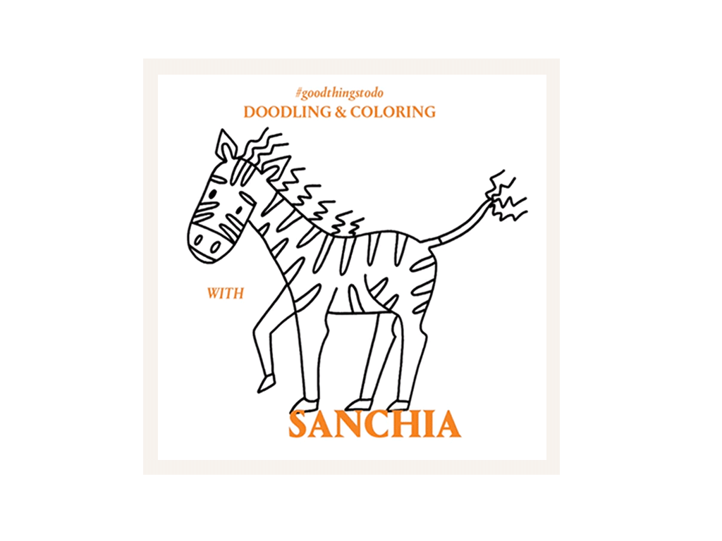 #GOODTHINGSTODO Doodling & Colouring with Sanchia