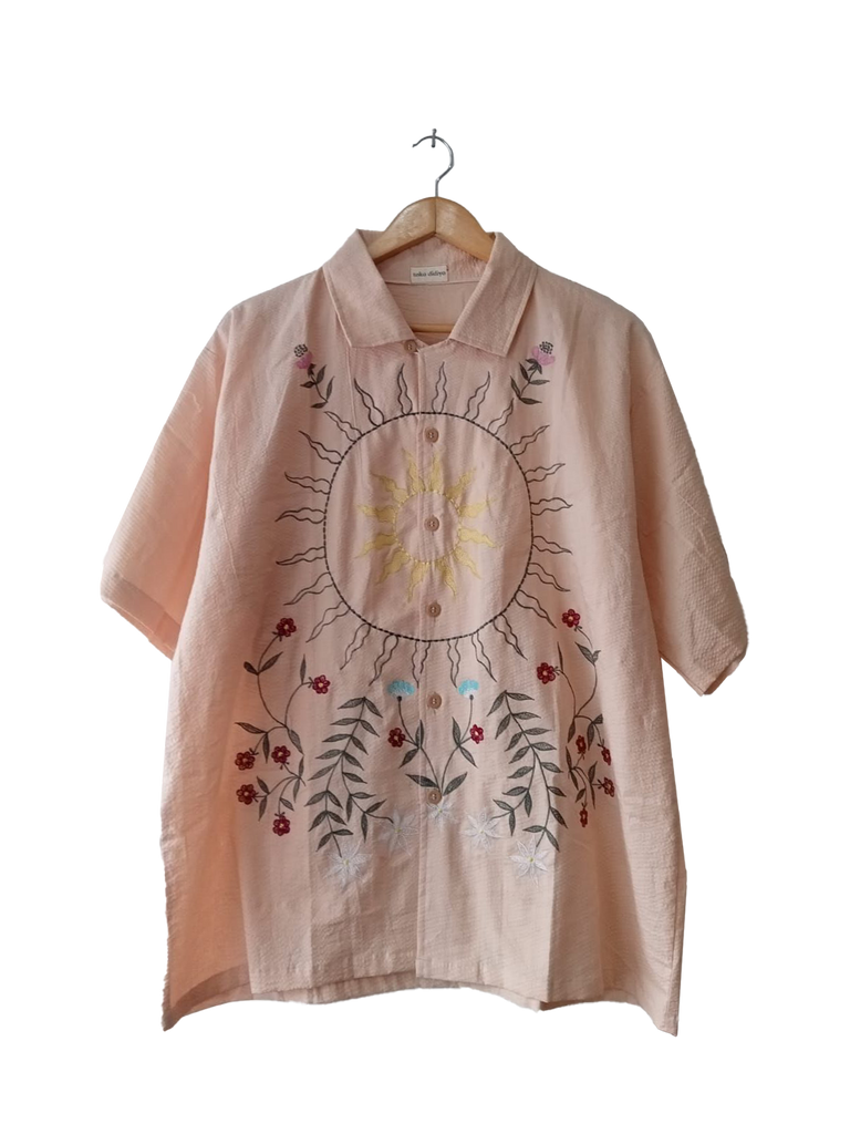 Boy Embroidery Sun Cream