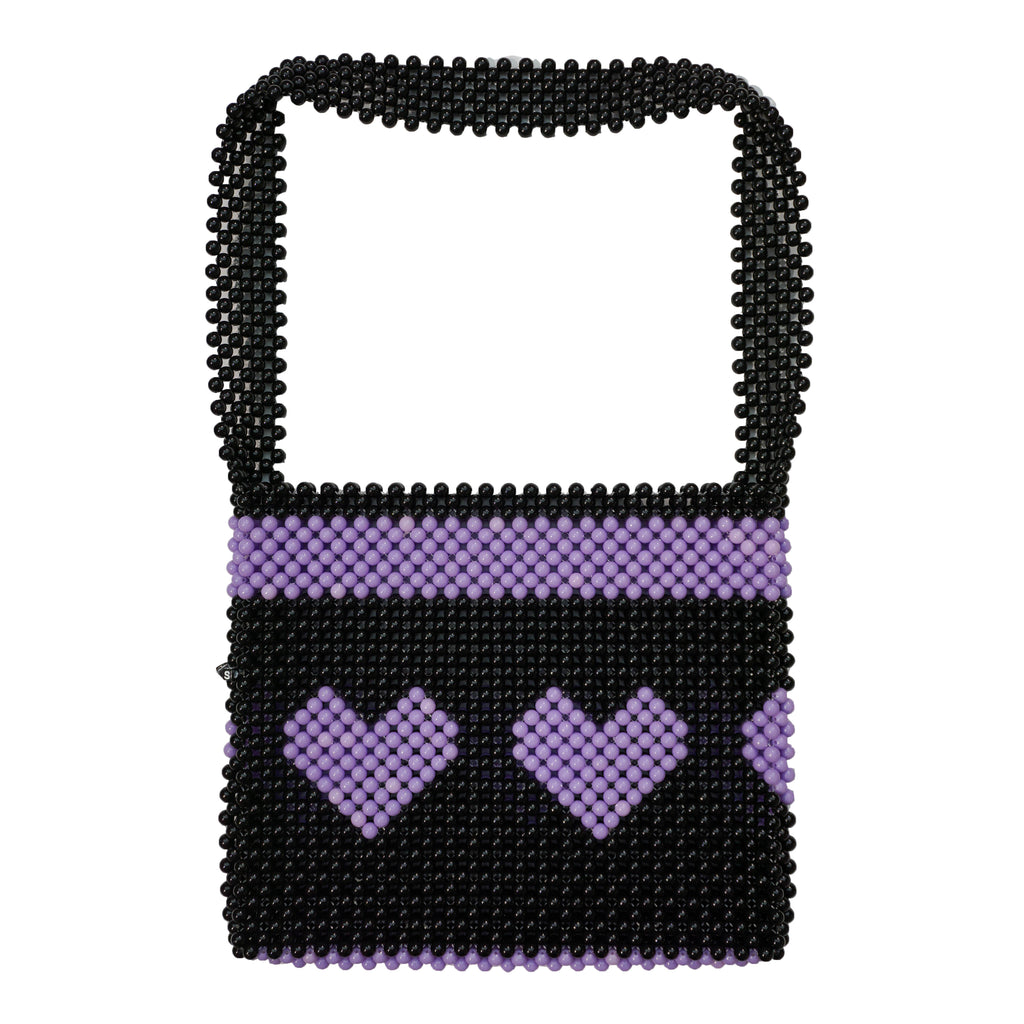 The Lovey-Dovey Bag in Black/Lilac
