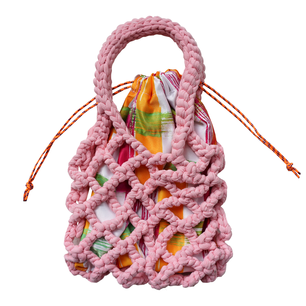 Micro Knitting Bag - Candy Pink
