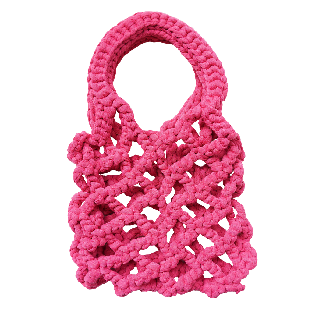 Micro Knitting Bag - Hot Pink