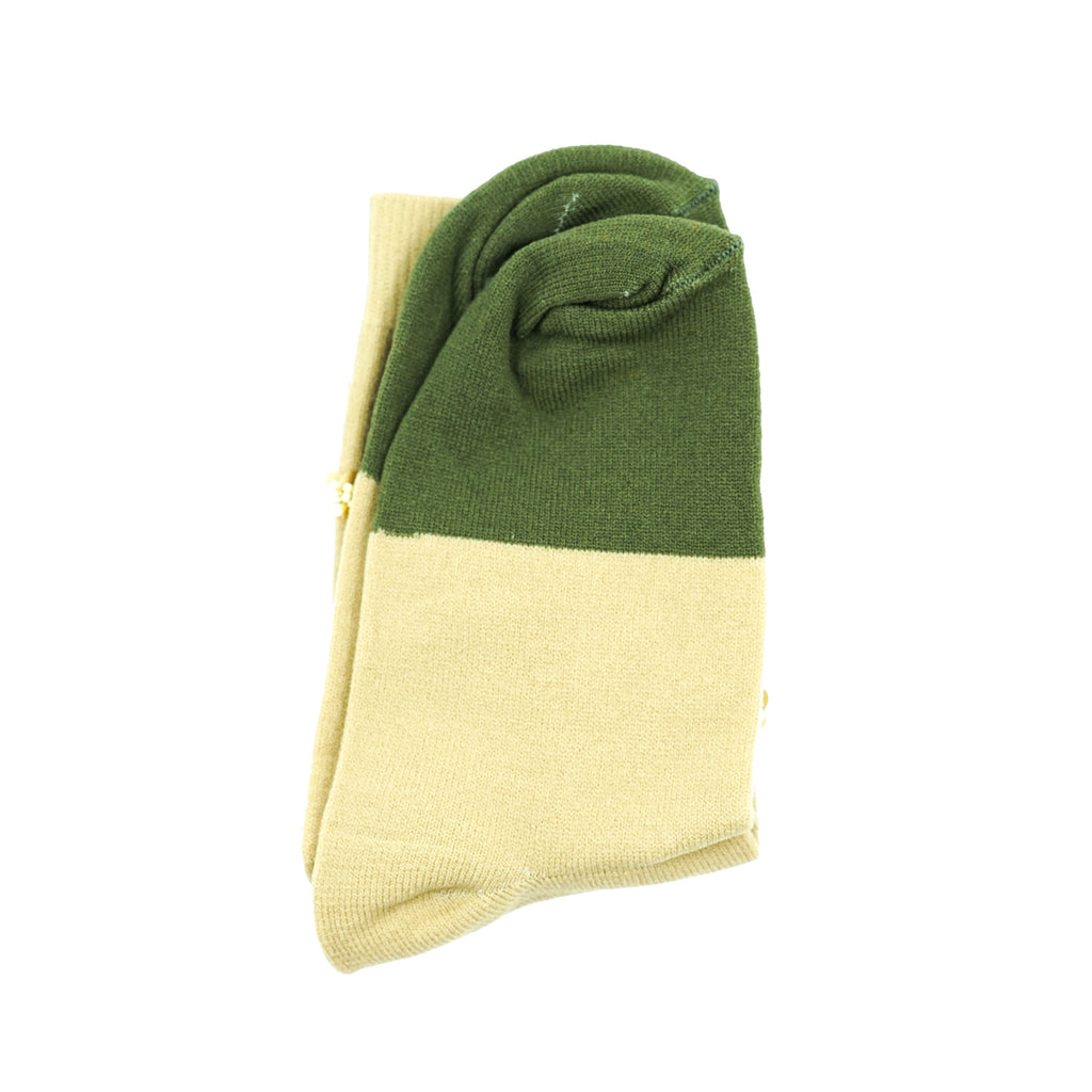 Socks Cream - Cream Green
