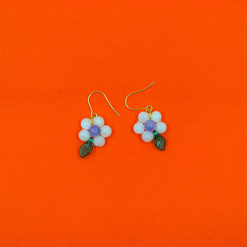 Camellia Hook Earrings