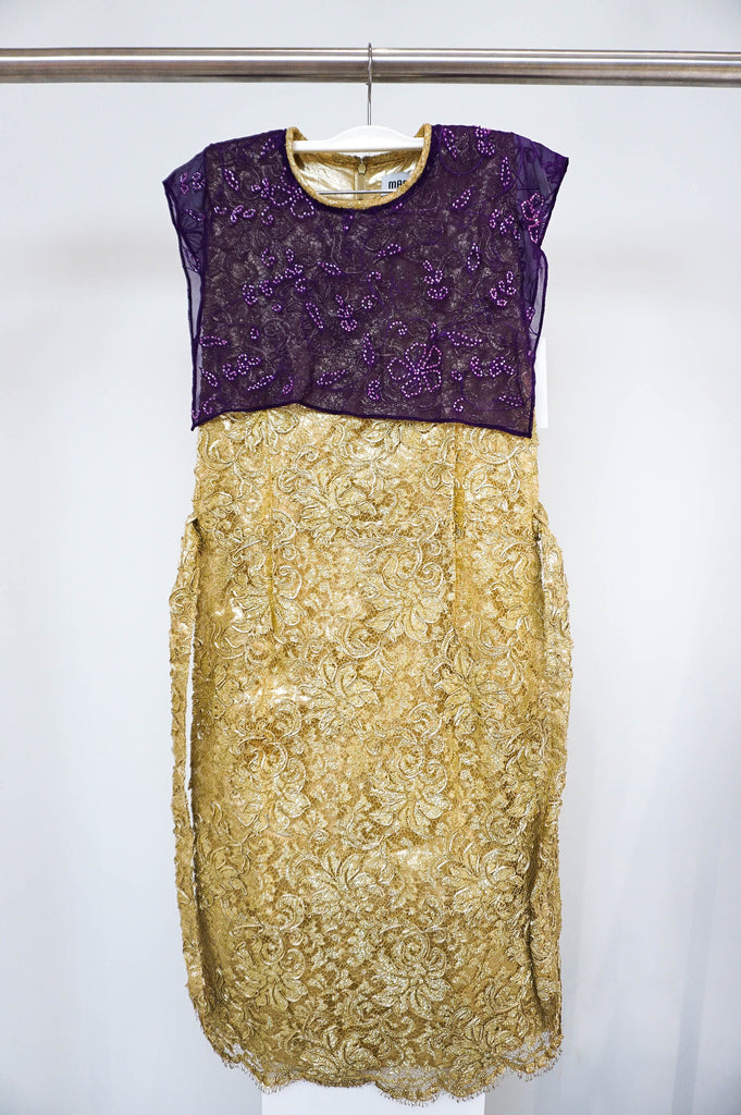 Golden Lace Longer Apron