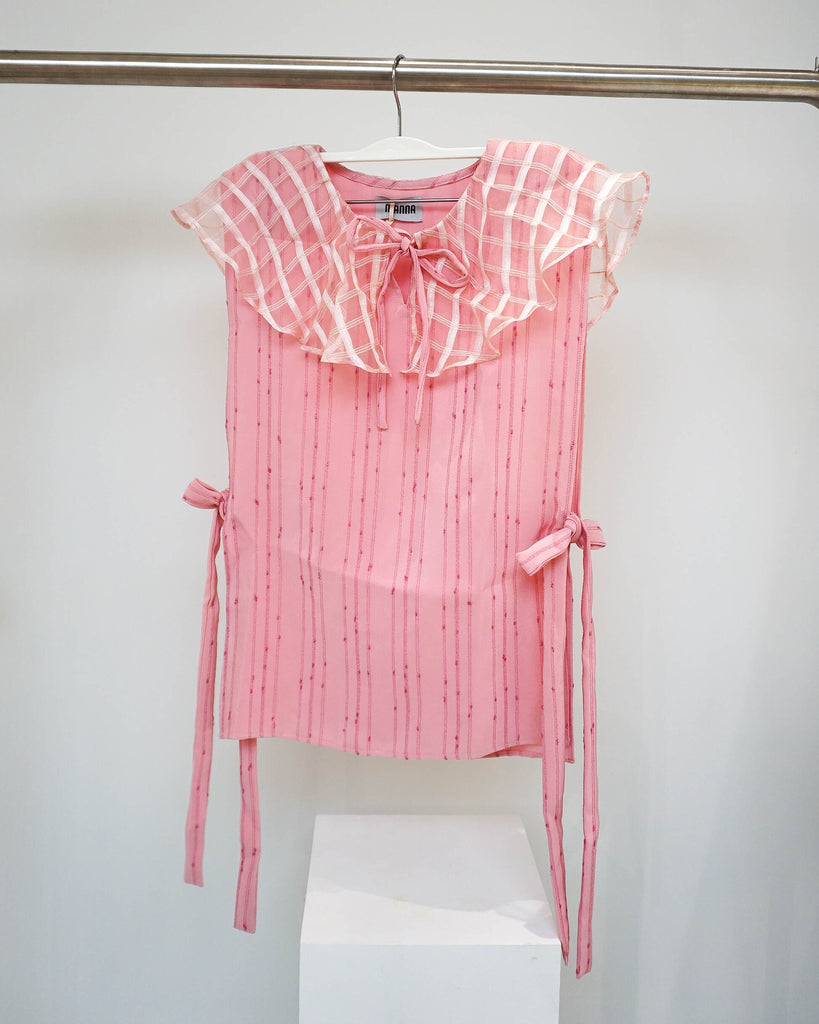 Waffle Pink Lower Apron